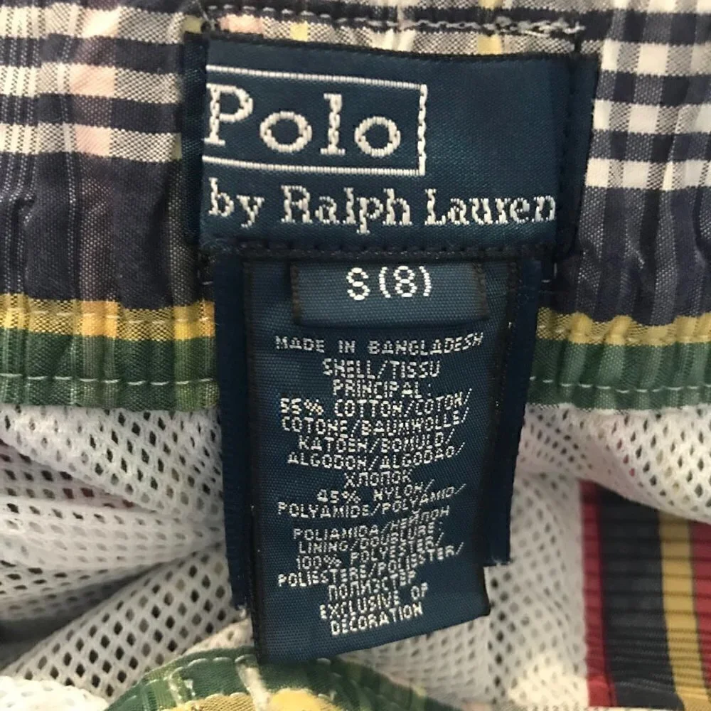 Polo Ralph Lauren plaid board shorts